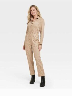 Universal Thread Beige Utility Jumpsuit